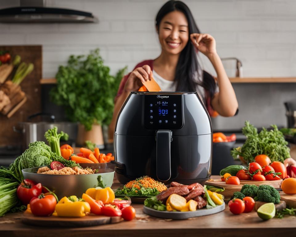 healthy cooking with air fryer