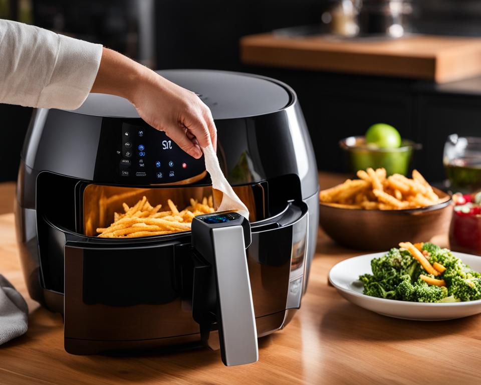 how to use and clean an air fryer