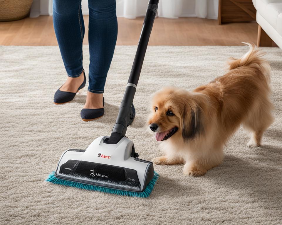 Bissell Crosswave for pet hair cleaning capability