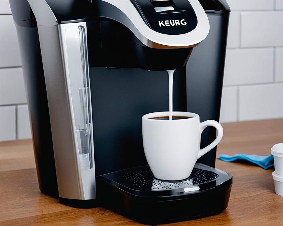 Deep cleaning a Keurig machine